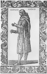 Junger Mann in traditioneller Kleidung, 1590